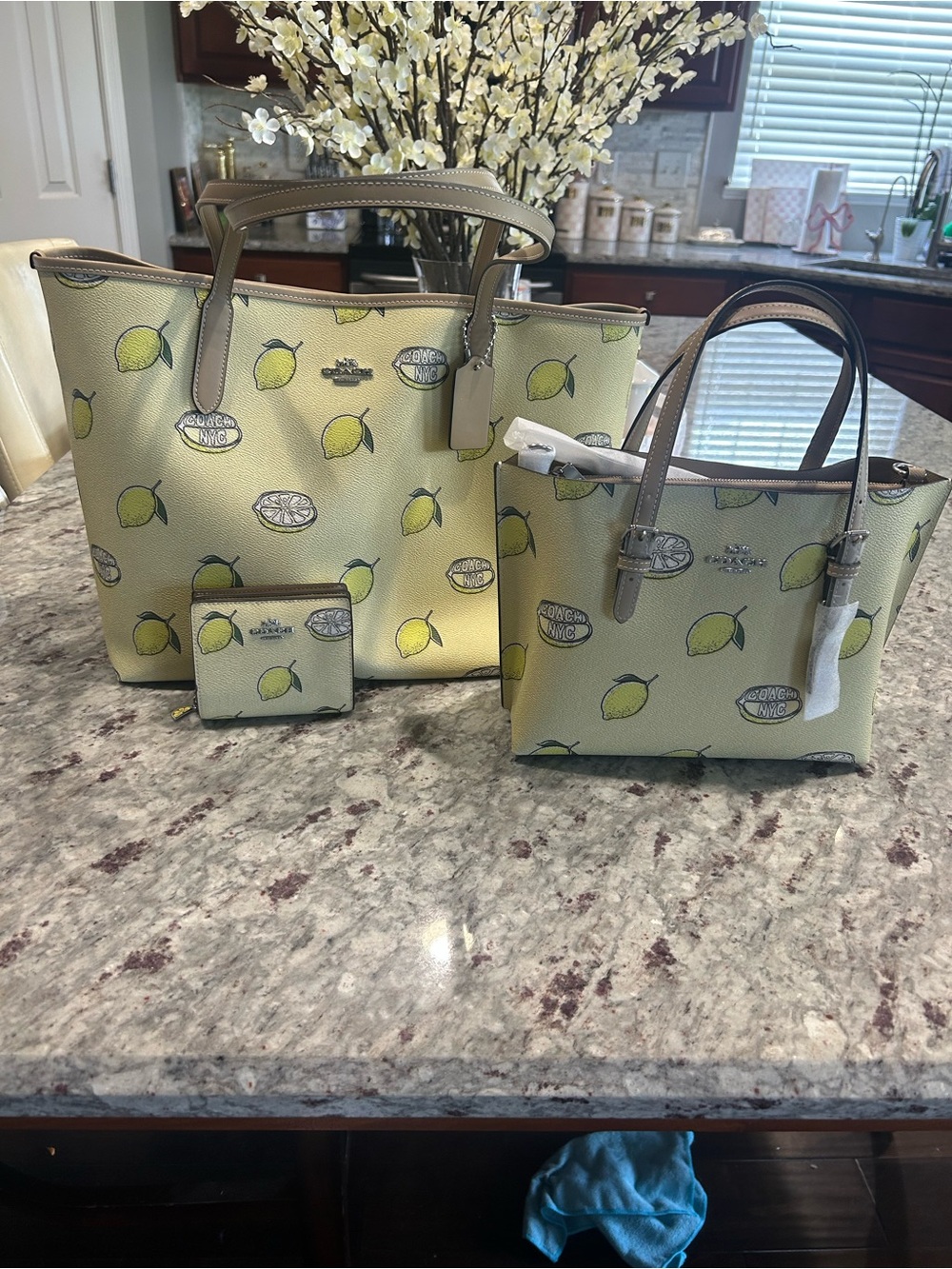 Coach Lemon Print Small Tote -NWT - Picture 6 of 6